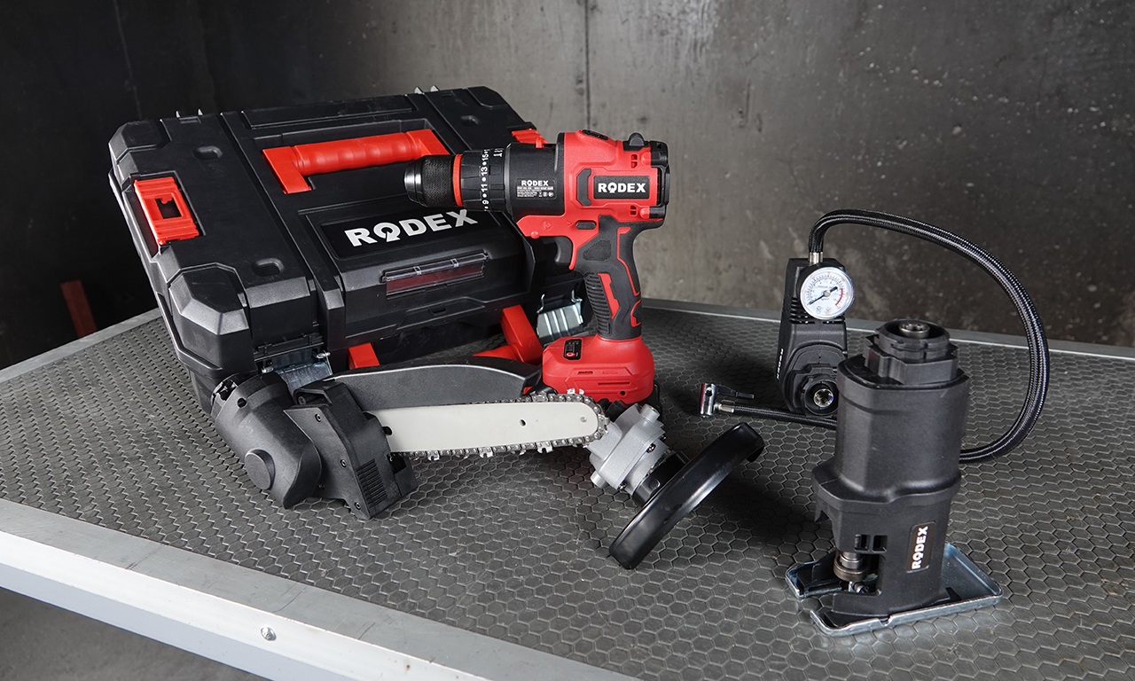 RDX2705 - Akülü Multi Fonksiyonlu 5 Başlıklı Set